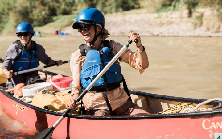 canoeing trip for adults in big bend
